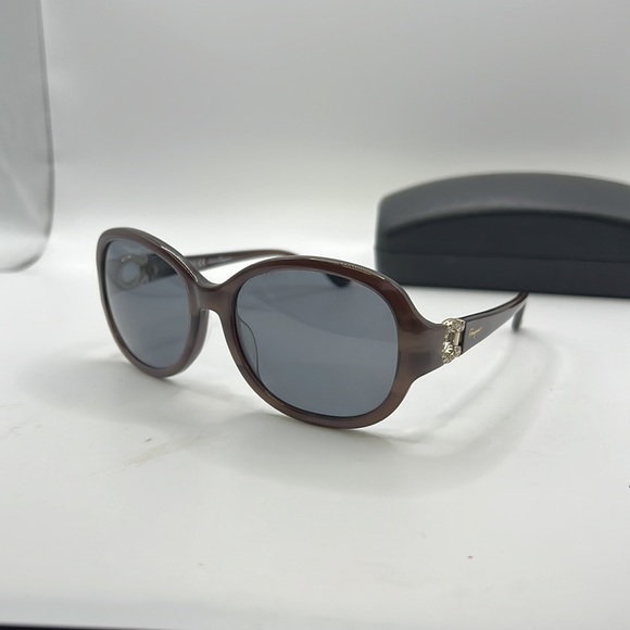 Salvatore Ferragamo Sunglasses Brown Crystal 220 120 Prescription main image 4